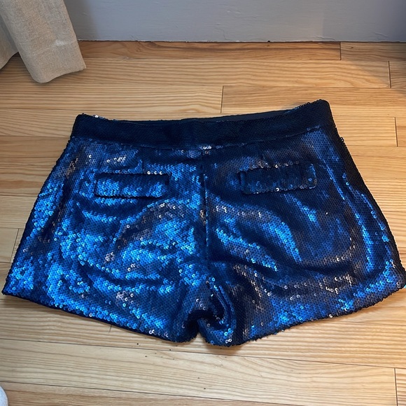 Vintage Joe Fresh, navy sequin tap shorts Size 10 - Picture 2 of 3